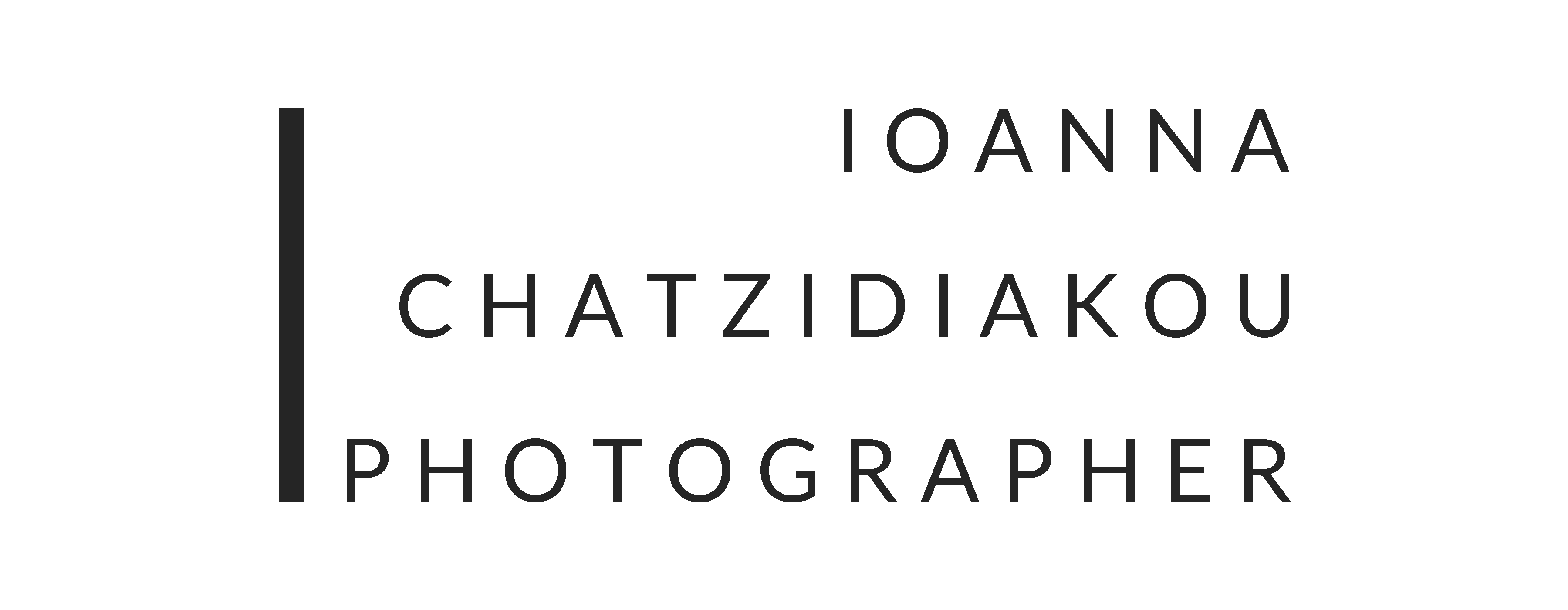 ioanna chatzidiakou photographer logo